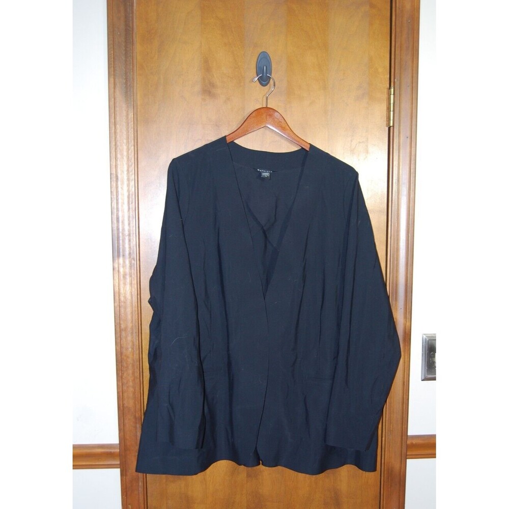 Athleta Avenue Blazer Jacket Stretchy, Black SIZE 24 (Retail $198)